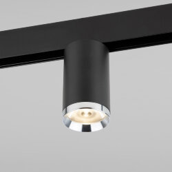 Трековый светильник Slim Magnetic R06 10W 4200K Ringe черный/серебро 85506/01 (061298)