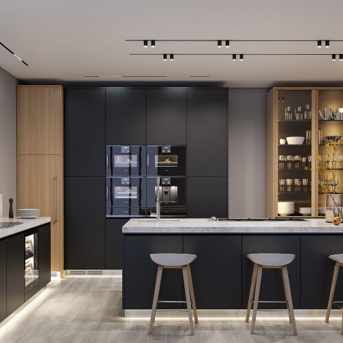 Трековый светильник Slim Magnetic R06 10W 4200K Ringe черный/серебро - Фото 3