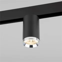 Slim Magnetic R06 Трековый светильник 10W 4200K Ringe черный/серебро 85506/01 85506/01 (061298)