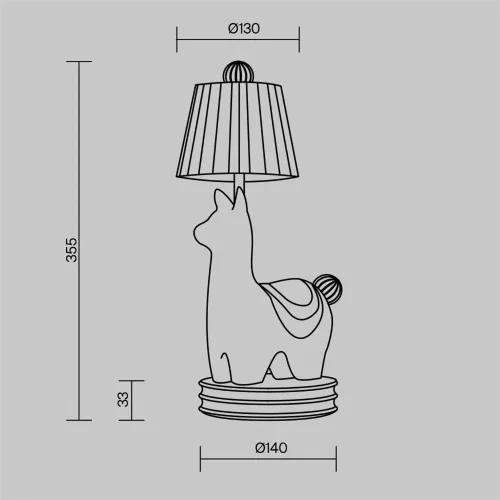 Настольный светильник Senor Alpaca 3000К 7Вт (Белый) - фото 2