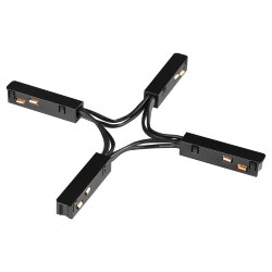 Соединитель Х-образный гибкий токопроводящий для низковольтного шинопровода «Novotech» 135178, серия: FLUM