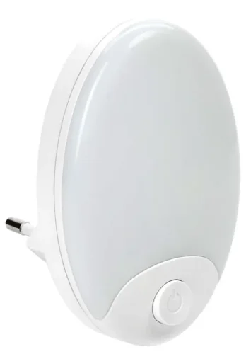 Светильник-ночник 007 овал 3 цв. темп. 220В IEK LDNN0-007-OV-P-08-S-K01 - фото