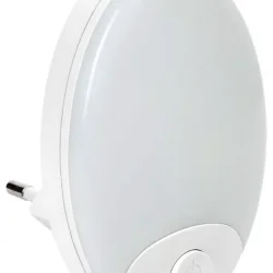 Светильник-ночник 007 овал 3 цв. темп. 220В IEK LDNN0-007-OV-P-08-S-K01