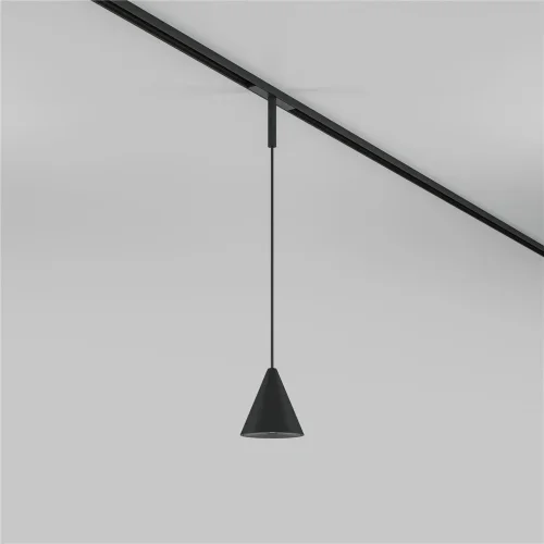 Трековый подвесной светильник Cono Basity 3000K/6000K 5Вт 36° (Черный) - фото 4