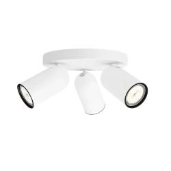 Светильник накладной СПОТ 3xGU10 230V | PONGEE plate/spiral white | - PHILIPS