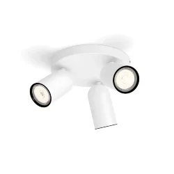 Светильник накладной СПОТ 3xGU10 230V | PONGEE plate/spiral white | - PHILIPS