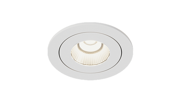 Светильник светодиодный потолочный встраиваемый наклонный, серия FA, Белый, 15,8Вт, IP54, Теплый белый (3000К), FA-NIA-179712EA-WH-WW - фото