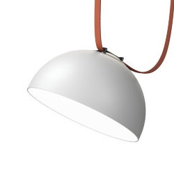 Cветильник для трека-ремня Belty Smart, серия Flow, со светодиодом, D300*H171мм, 48V DC, 28W, RA90, 120°, 3000-5700K, IP20, белый с черным, алюминий, Denkirs DK5662-WH+BK