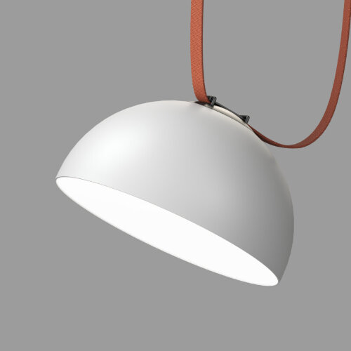 DK5662-WH+BK Cветильник для трека-ремня Belty Smart, серия Flow, со светодиодом, D300*H171мм, 48V DC, 28W, RA90, 120°, 3000-5700K, IP20, белый с черным, алюминий.