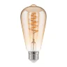 Филаментная светодиодная лампа Dimmable ST64 5W 2700K E27 тонированная BLE2746 - фото 2