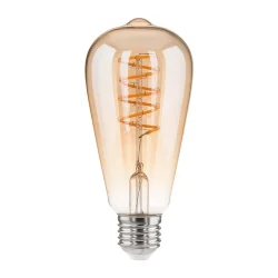 Филаментная светодиодная лампа Dimmable ST64 5W 2700K E27 тонированная BLE2746 (053408)