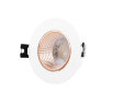 DK3061-WBR Встраиваемый светильник, IP 20, 10 Вт, GU5.3, LED, белый/бронзовый, пластик.