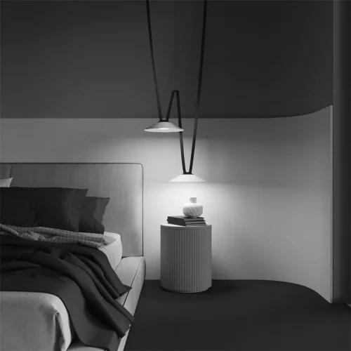 Подвесной светильник Campana Parity 3000K 12Вт 120° белый (Черный) - фото 5