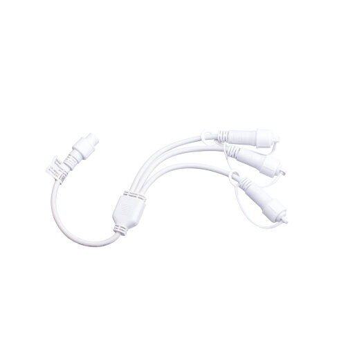 UCX-F90 S3-0.4M-WH Провод-разветвитель для гирлянд серии F90PRO, 0.4м, 3 выхода, Статика-мерцание, IP67, Белый - фото 7