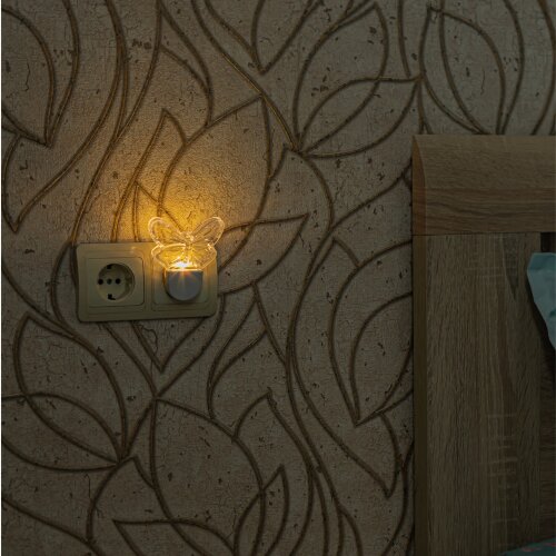 DTL-315 Бабочка-White Светильник-ночник, Без выключателя, Белый - фото 3