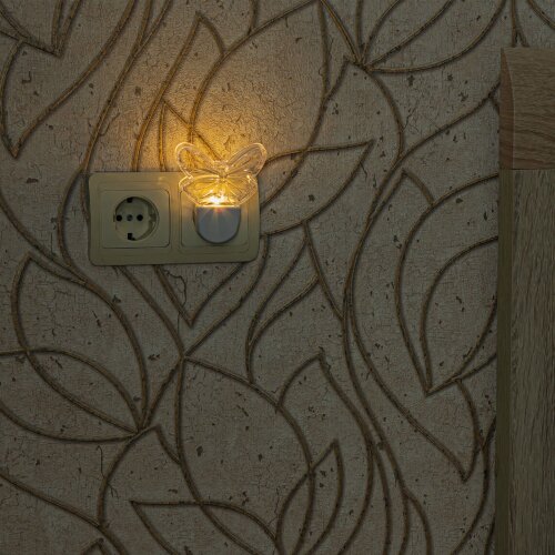 DTL-315 Бабочка-White Светильник-ночник, Без выключателя, Белый - фото 4