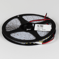 Светодиодная лента  3528, 120 LED/м, 9,6 Вт/м, 24В , IP20, Цвет: Холодный белый, SWG3120-24-9.6-W-M 009467