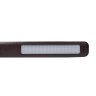 TLD-551 Brown-LED-450Lm-3000-6000K-Dimmer-USB Светильник настольный c часами, календарем, термометром, 9W, Сенсорный выключатель, Коричневый стилизован под кожу. - фото 6