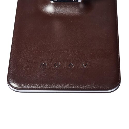 TLD-551 Brown-LED-450Lm-3000-6000K-Dimmer-USB Светильник настольный c часами, календарем, термометром, 9W, Сенсорный выключатель, Коричневый стилизован под кожу. - фото 15