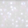 ULD-C3020-264-TTK WHITE IP44 Занавес светодиодный с эффектом мерцания, 3х2м, 264 светодиода, Белый свет, Провод прозрачный, TM Uniel - фото 3