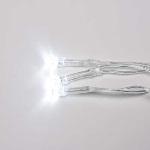 ULD-C3020-264-TTK WHITE IP44 Занавес светодиодный с эффектом мерцания, 3х2м, 264 светодиода, Белый свет, Провод прозрачный, TM Uniel - фото 4