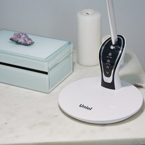 TLD-547 White-LED-400Lm-3300-6000K-Dimmer Светильник настольный, 8W, Сенсорный выключатель, Диммер, Белый - фото 5