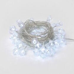 ULD-S0700-050-DTA WHITE IP20 DIAMONDS Гирлянда светодиодная Бриллианты, с контроллером, 7м, 50 светодиодов, Белый свет, Провод прозрачный.