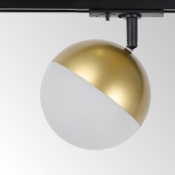 Трековый светильник для однофазного шинопровода Glob GX53 Латунь MRL 1015 (053137)