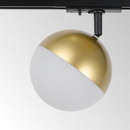 Basic System Трековый светильник GX53 Glob Латунь однофазный - Фото 2