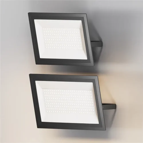 Прожектор Поток / Flood 4000К 150Вт IP 65 (Черный) FL001-L150B4K - фото 9
