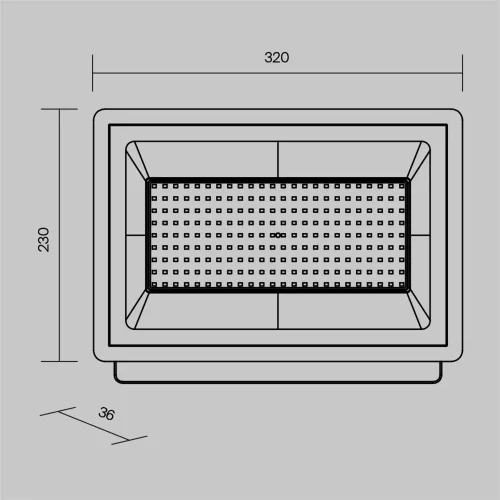 Прожектор Поток / Flood 4000К 150Вт IP 65 (Черный) FL001-L150B4K - фото 11