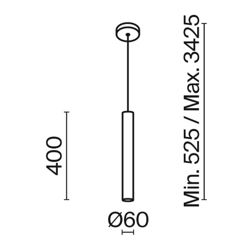Подвесной светильник Pro Focus GU10x1 (Белый) - фото 4