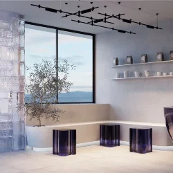 Трековый светильник Points Flarity 3000K 12Вт 40° (Латунь)