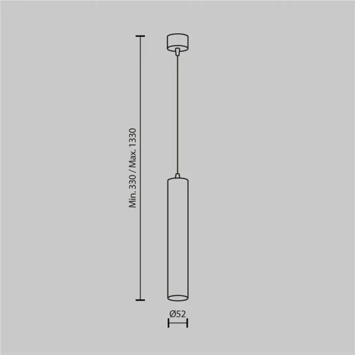 Подвесной светильник Фокус LED / Focus LED 4000К 12Вт (Черный) P072PL-L12B4K-1 - фото 23