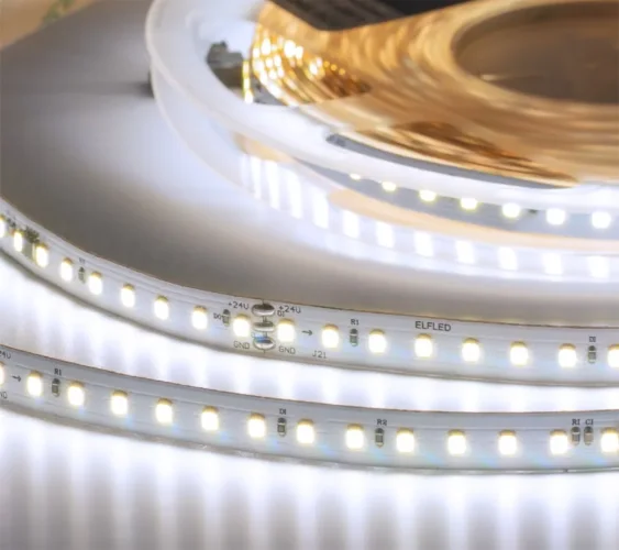 Лента светодиодная ELFLED 1260SMD диодов (2835), 24В, 10м, Flowing Water, белый 6500-7000К - фото