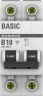 Выключатель автоматический модульный 2п B 10А 4.5кА ВА 47-29 Basic EKF mcb4729-2-10-B - фото 2