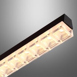 Светильник подвесной диммир. со сменой цв. температуры (управл. - пульт ДУ или прилож. Smart Life) «Novotech» 359712, серия: MONILE (крепление на планке) - Приложение Smart Life