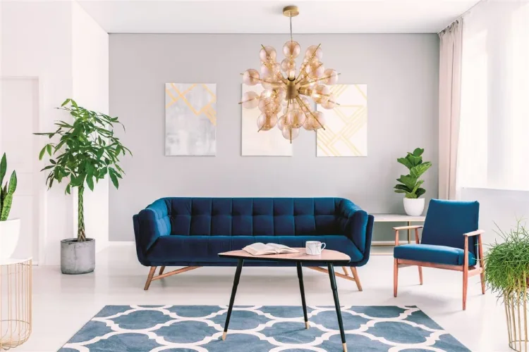 Подвесной светильник Bolla E27x6 (Латунь) - фото 3