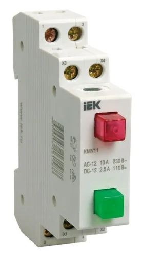 Кнопка управления модульная КМУ 11 KARAT IEK MBD10-11-K51 - фото