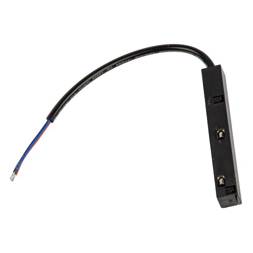 UBX-MM01-35 BLACK Ввод питания для магнитных шинопроводов.35мм, Прямой, Внутренний, Черный - фото 1