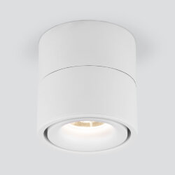 Накладной поворотный светодиодный светильник 15W 3000K белый матовый DLR031 (063936)