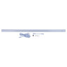 ULI-P11-24W-SPFR IP40 WHITE MATTE Светильник для растений светодиодный линейный, 872мм, выкл, на корпусе, Алюминий, Спектр для фотосинтеза, TM Uniel - фото 1