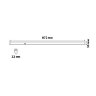 ULI-P11-24W-SPFR IP40 WHITE MATTE Светильник для растений светодиодный линейный, 872мм, выкл, на корпусе, Алюминий, Спектр для фотосинтеза, TM Uniel - фото 7