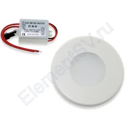 Светодиодный светильник встраиваемый IC-RW D80 (5W, White)