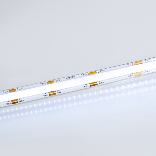 Светодиодная лента WOLTA WLSCOB-14W/CCT/24S608-01 COB 14Вт CCT 3000К-6500К 24B IP65 608 led/m - фото 7.