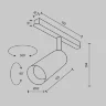 Трековый светильник Фокус / Focus Led Exility 4000K 12Вт 36° (Черный) TR032-2-12W4K-M-BW - фото 2