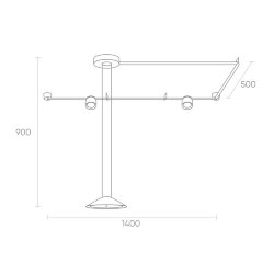 Комплект ременной трековой системы Belty, Denkirs DK55SET02-02-DB