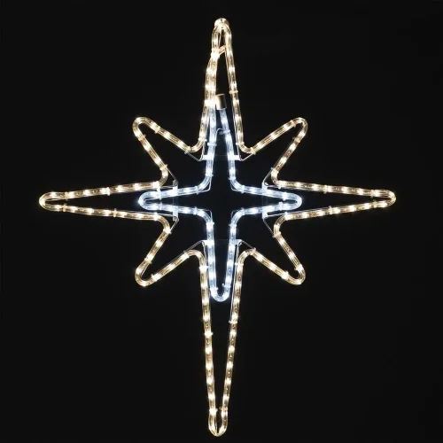 Светодиодная Фигура &#171;Полярная Звезда&#187; 70 x 60 см Тепло-Белая, IP65. Фото 3.