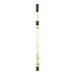 Подвесной светильник «ODEON LIGHT» 6686/25L, серия: MARBELLA (крепление на планке) - Светильники из алебастра; Переключатель цветовой температуры 3000/4000К