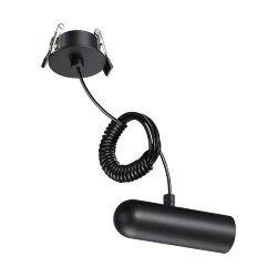 База встраиваемая для ввода питания с заглушкой и проводом-подвесом (длина провода – 2м) «Novotech» 359384, серия: GLAT